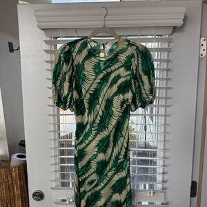 Ulla Johnson Ines Printed Silk Dress NWOT